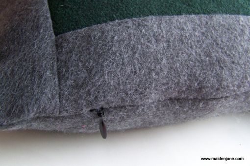 Custom Made Memory Pillow From Vintage Varsity Jacket