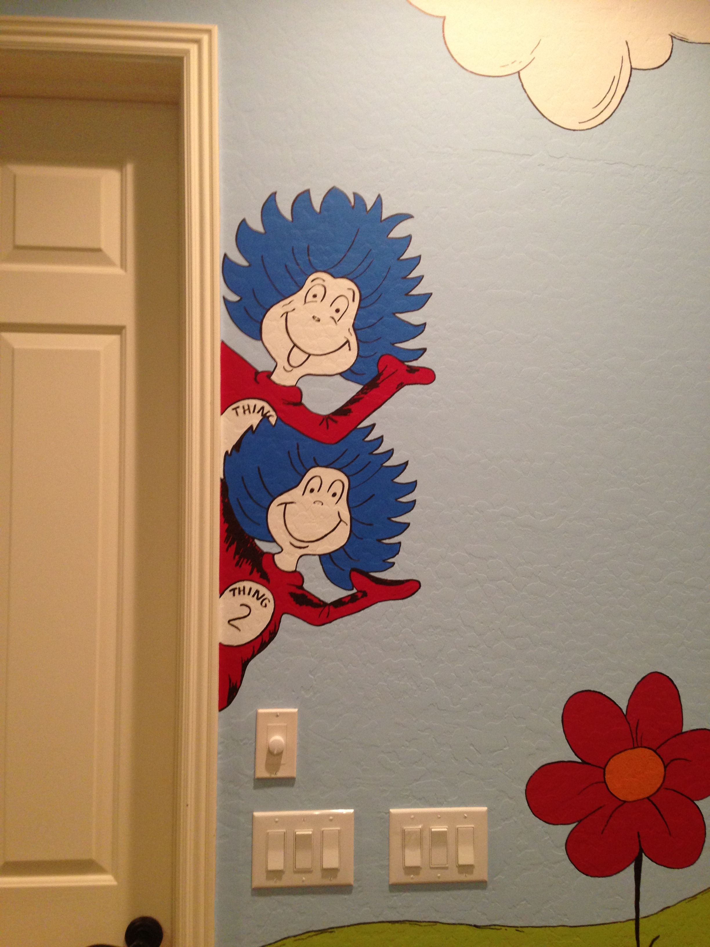 Custom Made Dr. Seuss Mural by Kid Murals by Dana | CustomMade.com