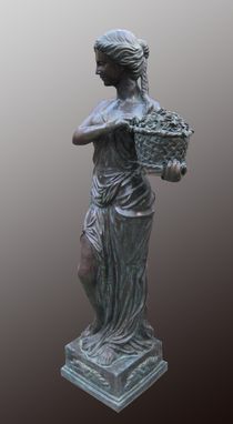 Custom Made Bronze 4 Seasons Spring; Statue