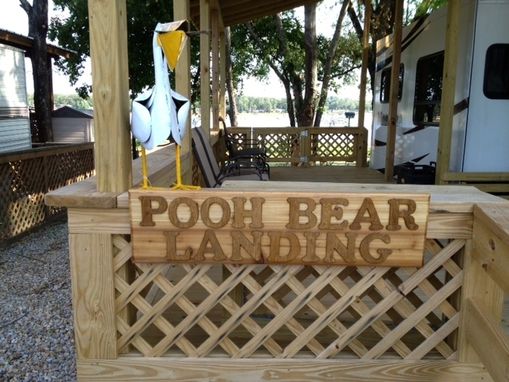 Custom Made Wooden Outdoor Cedar Signs