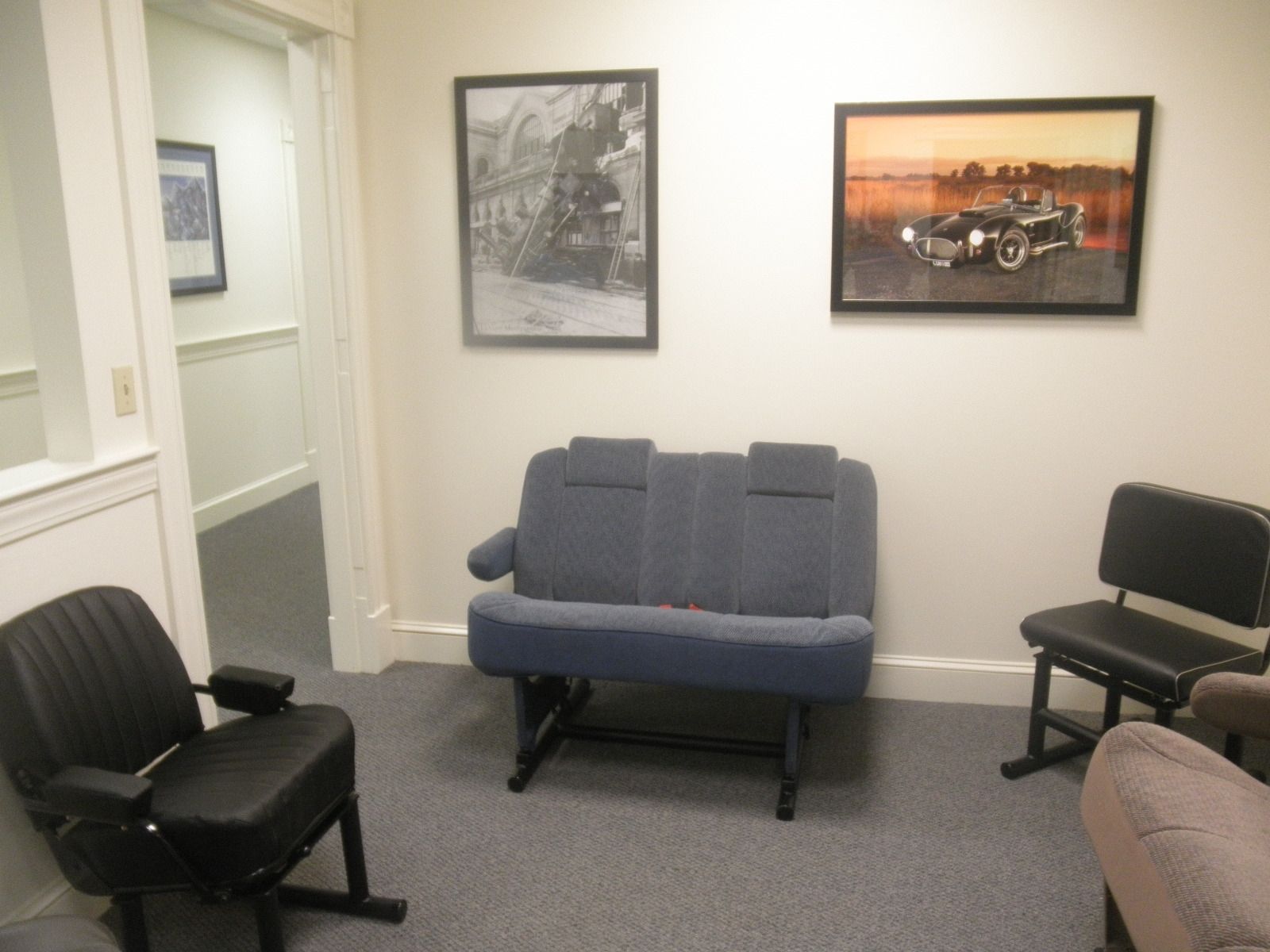 Custom Made Automotive Office Chairs by KMR WERKES