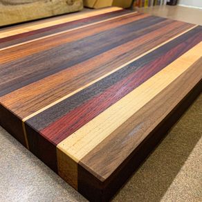 Hand Made Large Cutting Board by Shoup Woodworks