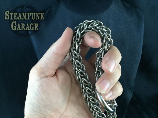 Custom Made Niflheimr Wallet Chain - Stainless Steel - Handcut Rings
