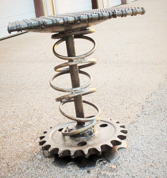 Hand Made Metal Art Furniture by Metal Art at Recycled Salvage Design