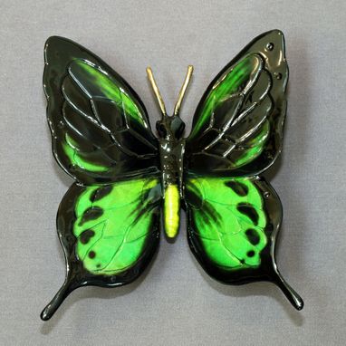 Custom Made Gorgeous Color "Butterfly" Bronze Statue Figurine Insect Limited Edition / Signed Numbered