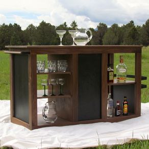 Custom Designed Liquor Cabinet – Arizona Custom Wood Designs