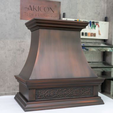 Custom Made Akicon Custom Handcrafted Copper Range Hood - Akh741s-C