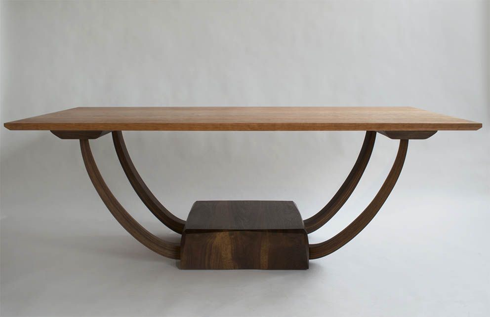 Hand Made Dining Table With Cantilever Base by Keep Furniture ...