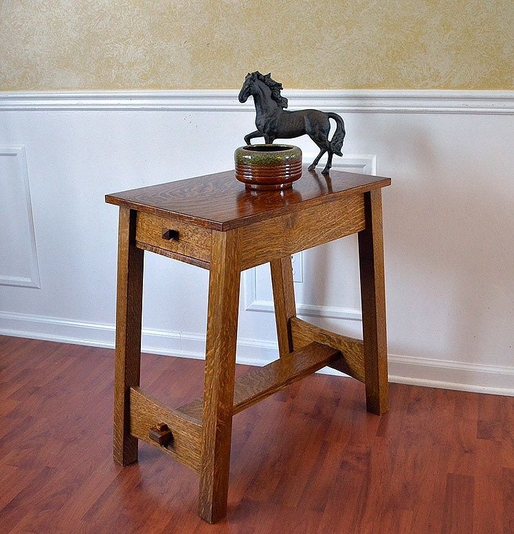 Buy a Custom "Lost" Stickley Side Table, made to order from New Mission