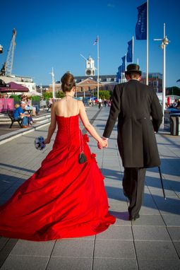 Custom Made Red Wedding Gown