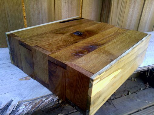 Custom Made Repurposed Bible Box In Ash And Oak