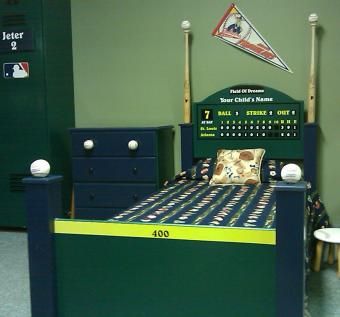 Custom Made Baseball Bed