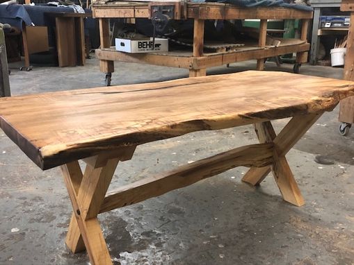 Custom Made Spalted Maple Coffee Table, Ready To Go Active