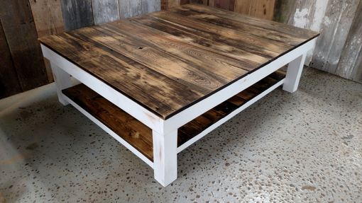Custom Made Reclaimedwood Shabby Chic Rustic Coffee Table