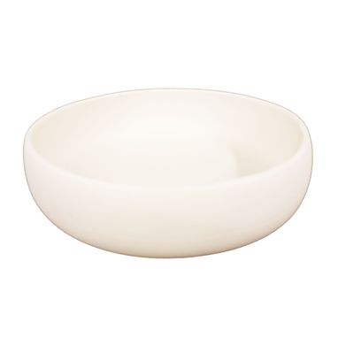 Custom Made Matte Porcelain Usa Made Serving Bowl- White