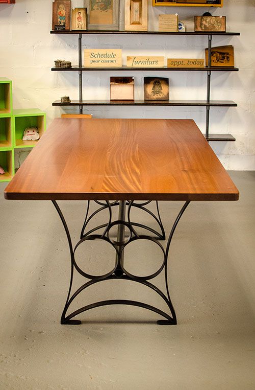 Buy Hand Made Sapele Solid Wood Dining Table, made to order from