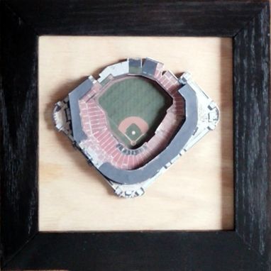 Custom Made Busch Stadium, Imagery Version, Black Painted Frame, Sound Module