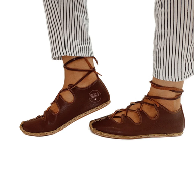 Custom Made Women Brown Sandals  Brown Leather Sandals
