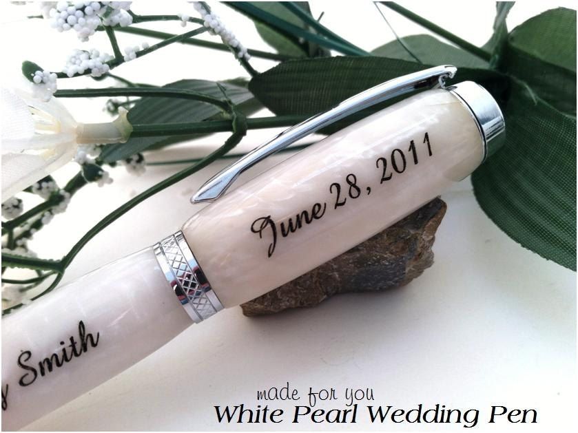 Wedding Guest Book Pens, Paint Markers, White Pen, for Wood Guest Book  Alternative, Bridal Shower, Reception Book, Celebration Memento, 