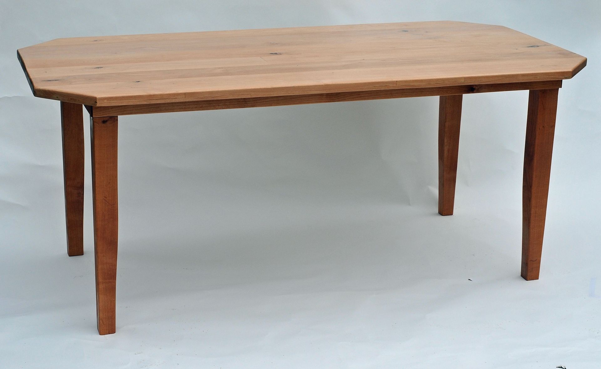 Hand Crafted Alder Dining Table And Occasional Table by Allan Parachini