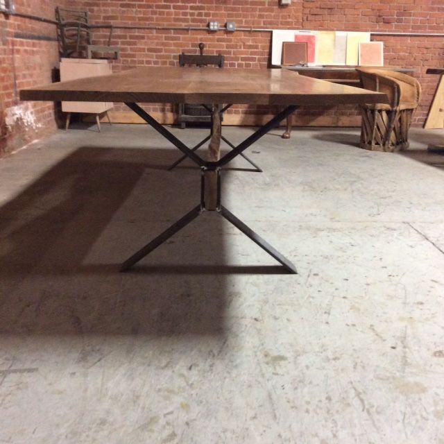 Buy Hand Crafted Live Edge Farm Style Dining Table, made to order from ...