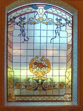 Custom Made Bathroom Privacy Stained Glass Panels