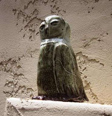 Custom Made Sculpted Ceramic Owls