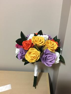 Custom Made Paper Rose Bouquet