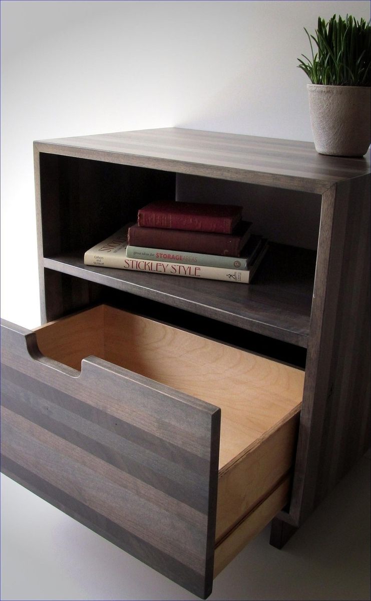 Hand Crafted Reclaimed Wood Bedside Table by The OffWhite Dog