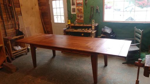 Custom Made Reclaimed Oak Extendable Table.