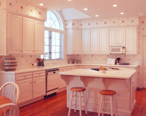 Hand Made Custom Kitchen Cabinets In Cherry Maple Granite 