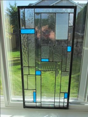Custom Made Stained Glass Cabinet Door Insert