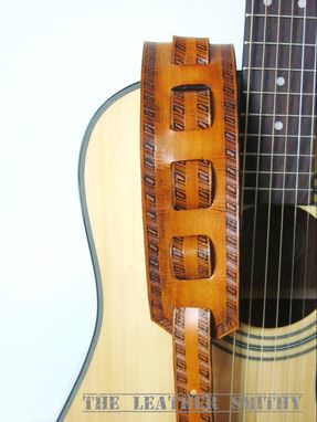 Custom Made Wild Horse Leather Adjustable Guitar Strap
