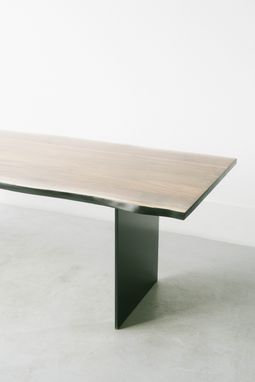 Custom Made Plate Dining Table - Walnut