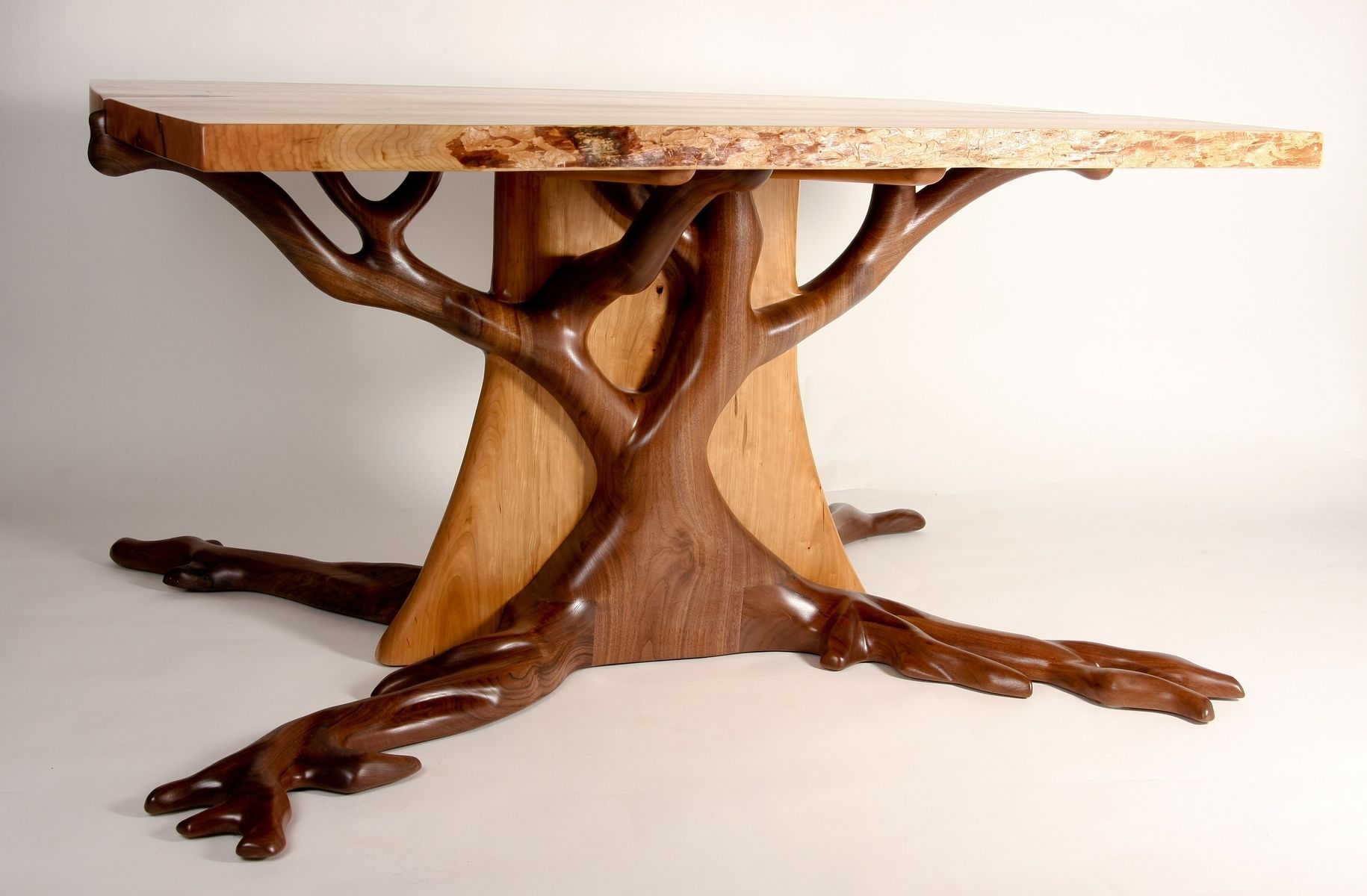 kitchen table with carved legs