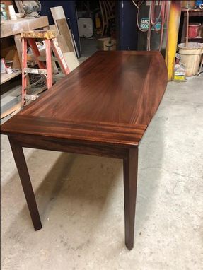 Custom Made Solid Mahogany Desk, One Drawer Available, Ready To Ship