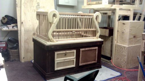 Custom Made Angels Baby Crib