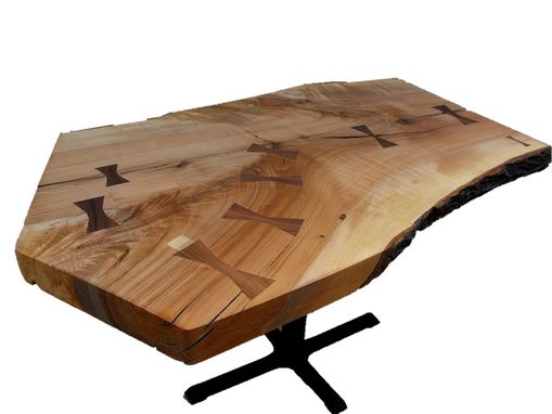 Custom Made Five Sided Ambrosia Maple Live Edge Table