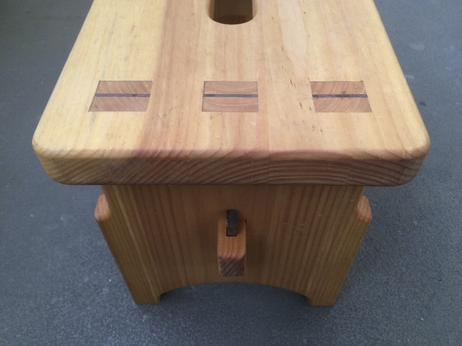 Custom Mortise & Tenon Step Stool by True Woodworks