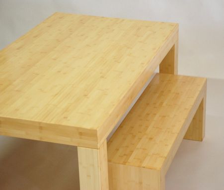 Custom Made Taneto Dining Set - Table And Two Benches