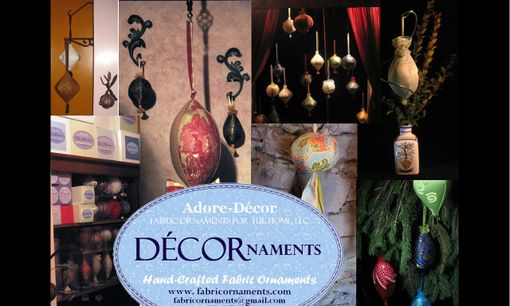 Custom Made Fabric Ornaments For Home Decor