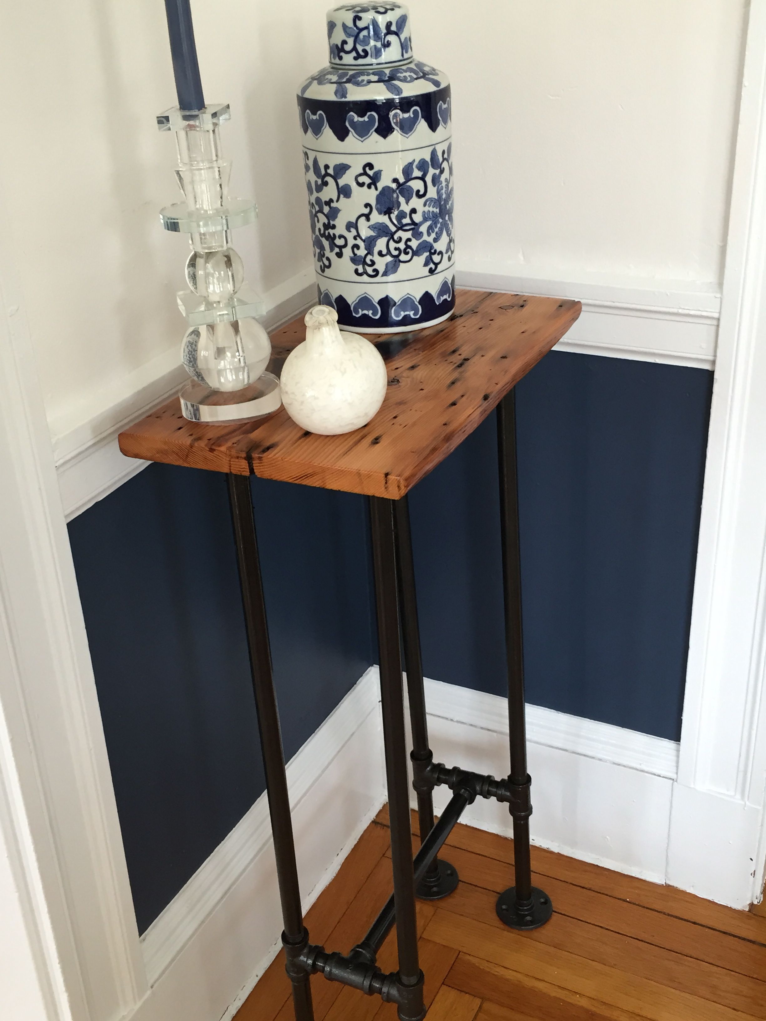 Custom Made Reclaimed Barnwood Side Or End Table by John Gaines