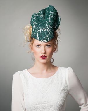 Custom Made Hunter Green Lace Crown