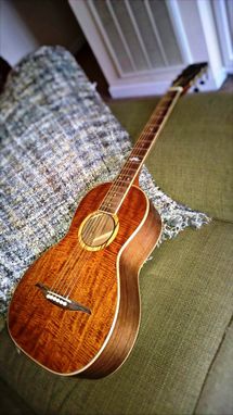 Custom Made Hawkins Parlor Guitar Based On A 1904 Martin Parlor Guitar