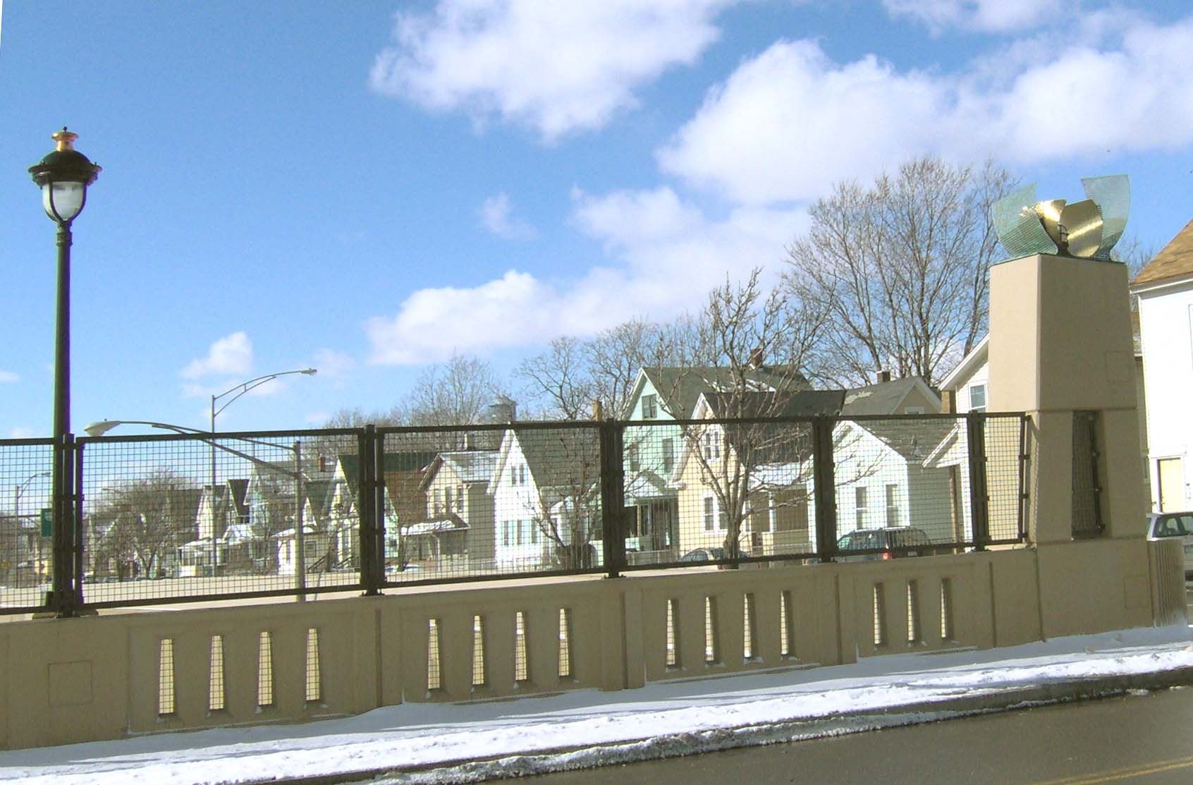 Hand Crafted "Bridge Flowers" Twelve Light Sculptures On Bridges For