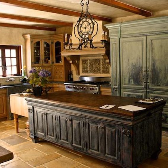 Handmade Stone House Kitchen by Woodgrain Woodworks | CustomMade.com