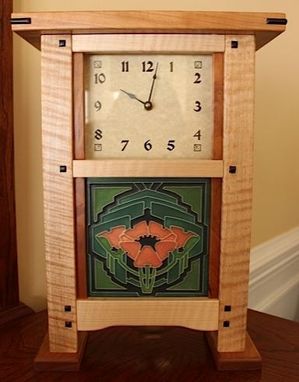 Custom Made Mission / Arts & Crafts Mantle Clocks