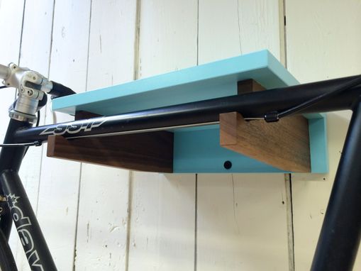 Custom Made Modern Indoor Bike Shelf