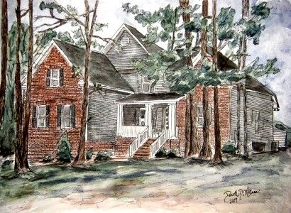 Custom Made Drawings Of Your House From A Photo