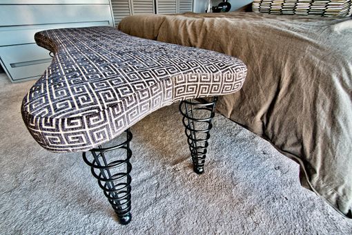 Custom Made Modern Upholstered Bench